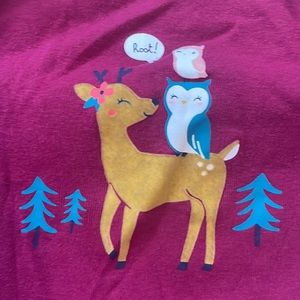 Carters Christmas romper Reindeer owls Christmas trees & jeans baby girls 18 M